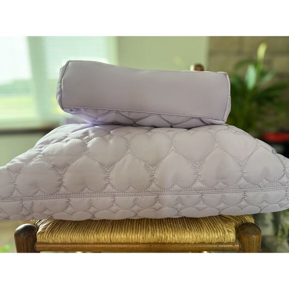 Betsey Johnson Quilted Heart Travel Tote Set - Picture 11 of 13